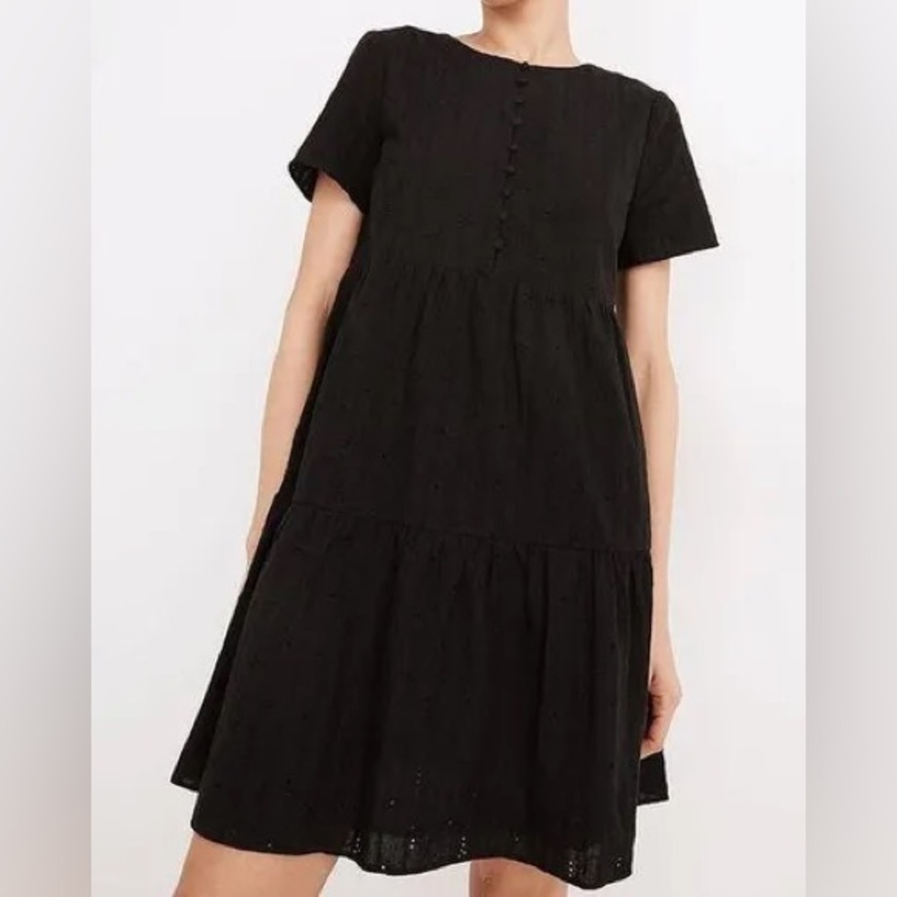 Madewell tiered mini dress